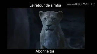 LE RETOUR DE SIMBA (extrait le roi lion 2019)
