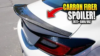 2022 GR86/BRZ Carbon Fiber Duckbill Spoiler Install!