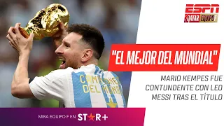 "EL MEJOR JUGADOR DEL MUNDIAL": Mario Kempes, CONTUNDENTE EN EQUIPO F SOBRE MESSI CAMPEÓN