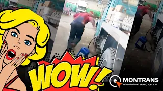 Слива топлива 🤣 Был пойман на месте. Смешное видео