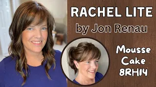 RACHEL LITE by Jon Renau in Mousse Cake, 8RH14, Wig Review & How to Style Into a Ponytail