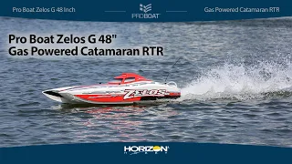 Pro Boat Zelos G 48" Gas Powered Catamaran RTR