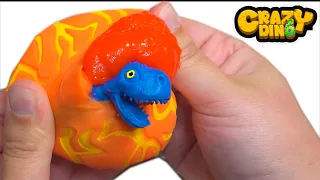 Сумасшедшие ДИНОЗАВРЫ! Все Crazy Dino слайм вулкан и яйца