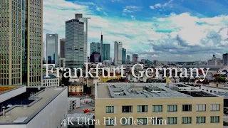 Frankfurt Germany - 2023 Sky Tower 4K ULTRA HD  Relaxante  by Drone