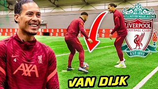 I TRAINED WITH LIVERPOOL FC FIRST TEAM | VIRGIL VAN DIJK AND ANDY ROBERTSON 🤩🔥