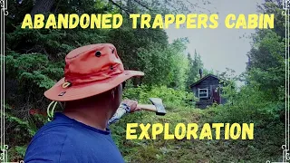 Abandoned trappers cabin exploration, fully stocked.