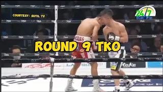 Ancajas vs Enoue Round 9 TKO Pls like & subscribe thank you ❤️