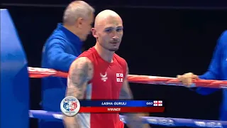 25-04-2024 (67kg) European BOXING Champ.Semifinals RED LASHA Guruli GEO  VS  BLUE VAKHID Abbasov SRB