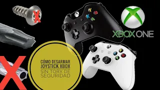 Cómo desarmar joysticks Xbox 360, Xbox one con torx comunes!! sin torx de seguridad!!
