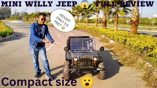 Willy jeeps तो बोहत देखीं होगी! पर ऐसी नहीं ! Mini Willy Jeep 😱 in Punjab // Height only 3.5 feet 😮