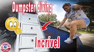 Super dumpster encontrei uma cômoda nova e muito mais coisas em perfeito estado @AdelineCamargo