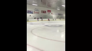 Best 5 year old ice skating improv!