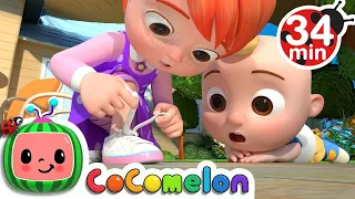 Learn To Tie Your Shoes + More Nursery Rhymes & Kids Songs - CoComelon