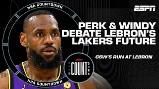 Will LeBron James leave the Lakers in the offseason? Windy & Perk debate | NBA Countdown