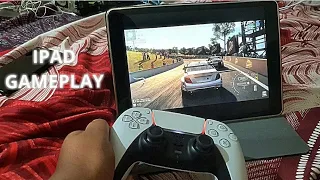 Grid autosport gameplay on ipad with ps5 controller