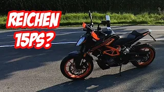 Ich FAHRE die neue KTM DUKE 125! | WENIGER Leistung! | Hartriders