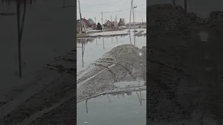 Разбитые дороги в селе Черемное