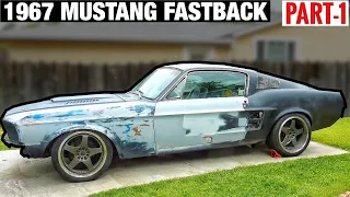 Part-1 "Destroyer Mustang" - Project 1967 Mustang Fastback Shelby GT500 Restoration Build