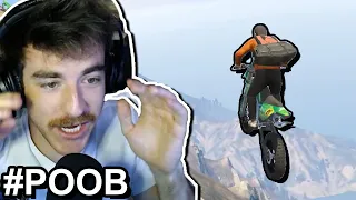 Can you bike down GTA's Mountain using ONLY your voice? (#POOB)