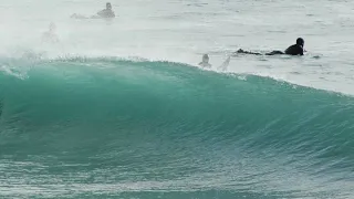 I SNAPPED MY FOAMIE going right at the left, SURFING FISTRAL BEACH, Newquay Cornwall