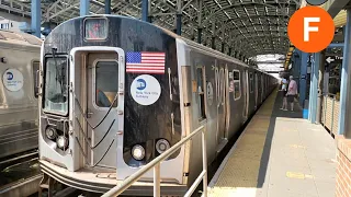 NYCA || R160A/B (F) Train Announcements - To Coney Island-Stillwell Avenue from Jamaica-179th Street