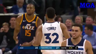 Utah Jazz vs Minnesota Timberwolves - Full Game Highlights - October 20, 2017