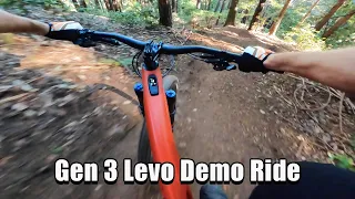 Specialized Turbo Levo Gen 3 Demo Ride | First Ride Impressions | GoPro POV