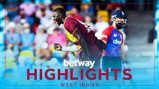 Extended Highlights | West Indies v England | Holder and King Star! | 1st Betway T20I