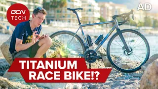 Titanium Bike For Alps Epic Ride?! | Moots CRD 2023 Inferno Bike Check