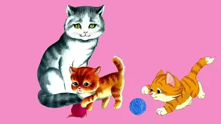 Заняття з розвитку мовлення для дітей раннього віку "Розгляд картини "Кішка з кошенятами"