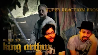 SUPER REACTION BROS REACT & REVIEW King Arthur Legend of the Sword Official Trailer!!!!