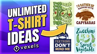 🤖The ULTIMATE Ai Tool to Generate T-Shirt Ideas (Vexels Quote Generator Tutorial)