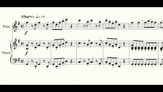 Mozart - Eine Kleine Nachtmusik for flute and piano - play along piano accompaniment