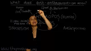 5. What Does POST-ANTHROPOCENTRISM Mean? Dr. Ferrando (NYU) - Course "The Posthuman" Lesson n. 5