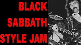 Black Sabbath Style Black Funk Guitar Backing Track (A Minor)