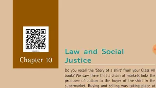 Class8th Civics Chapter 10 Law and Social Justice part 1 full explanation हिंदी में