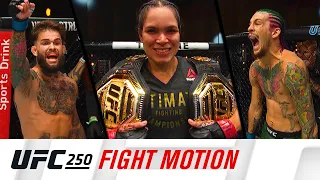 Em câmera lenta, os melhores momentos do UFC 250