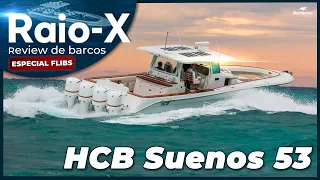 HCB SUENOS 53 | Descubra como é o acabamento em um barco de $1.3 Mi de Dólares | Raio-X Bombarco