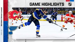 Flames @ Blues 1/27/22 | NHL Highlights