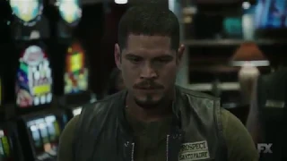 MAYANS MC EZ Punches Cop  Scene