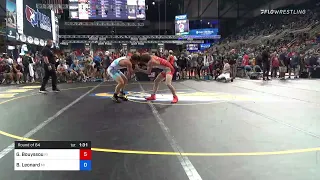 138 Lbs Round Of 64 - Gabriel Bouyssou, Rhode Island Vs Buddy Leonard, Michigan Faab