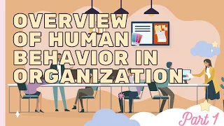 Overview of Human Behavior in Organization (Part 1) | SHEENA DORIA