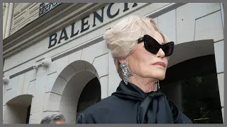 ATTENDING BALENCIAGA COUTURE AS JESSICA LANGE | Alexis Stone