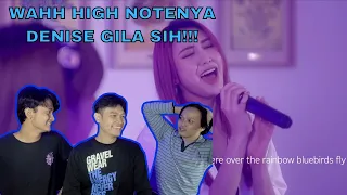 SECRET FUN EP.6 OVER THE RAINBOW REACTION!! HIGH NOTENYA DENISE DAN SUARA MERDUNYA DITA GILA!!!!