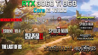 i3 12100 + RTX 3060 Ti | Test In 12 Games at 1080p | 2023