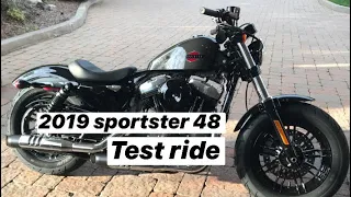 2019 Sportster 48 test ride