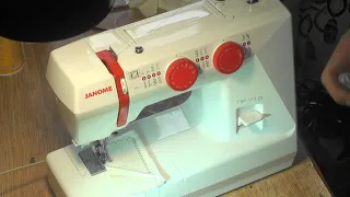 Швейная машинка Janome Tip 716. Заклинила.