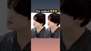 Flirty Jungkook🤣#bts #btsarmy #jungkook #v  #whatsappstatus #youtubeshorts #funnyvideo #taekook