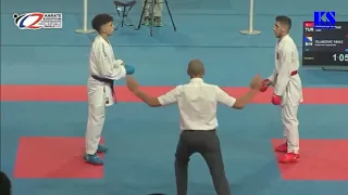 Gold Medal!! TURKY vs UKRAINA, -60 KG U21 !! European Karate Championship 2022