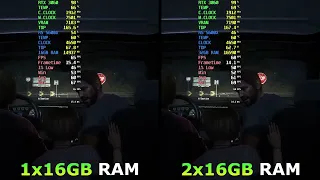 The Last of Us Part 1 - 16GB vs 32GB RAM  gameplay